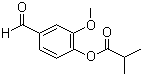 structure of CAS# 20665-85-4, 异丁酸香兰酯