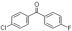 structure of CAS# 2069-48-9, 4-Chloro-4'-fluorobenzophenone