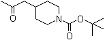 4-(2-氧代丙基)哌啶-1-羧酸叔丁酯分子结构 (CAS 206989-54-0)