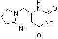 6-[(2-亚氨基-1-吡咯烷基)甲基]-2,4(1H,3H)-嘧啶二酮分子结构 (CAS 2069937-25-1)