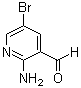 2-氨基-5-溴吡啶-3-甲醛分子结构 (CAS 206997-15-1)