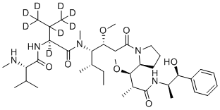 D8-MMAE分子结构 (CAS 2070009-72-0)