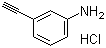 structure of CAS# 207226-02-6, 3-Ethynylaniline hydrochloride