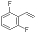 2,6-二氟苯乙烯分子结构 (CAS 207226-37-7)
