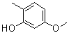 3-甲氧基-6-甲基苯酚分子结构 (CAS 20734-74-1)