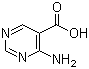 structure of CAS# 20737-41-1, 4-Aminopyrimidine-5-carboxylic acid
