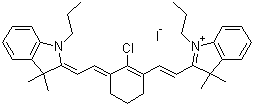 IR-780 碘化物分子结构 (CAS 207399-07-3)