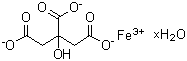 CAS 登录号：207399-12-0, 2-羟基-1,2,3-丙三酸铁盐水合物