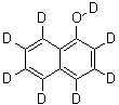1-萘酚-d<sub>8</sub>分子结构 (CAS 207569-03-7)