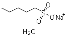 1-戊烷磺酸钠盐一水合物分子结构 (CAS 207605-40-1)