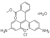 CAS 登录号：207671-45-2, 3,6-二氨基-9-[2-(甲氧羰基)苯基]呫吨鎓氯化物水合物