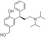 (R)-5-羟甲基托特罗定分子结构 (CAS 207679-81-0)