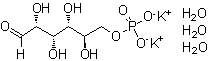structure of CAS# 207727-36-4, D-葡萄糖 6-(磷酸二氢酯)二钾盐三水合物