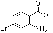 structure of CAS# 20776-50-5, 2-Amino-4-bromobenzoic acid