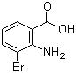 2-氨基-3-溴苯甲酸分子结构 (CAS 20776-51-6)