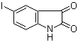 structure of CAS# 20780-76-1, 5-碘-1H-吲哚-2,3-二酮