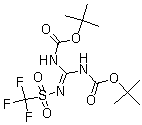 structure of CAS# 207857-15-6, N,N'-Di-Boc-N''-triflylguanidine