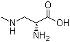 3-(N-甲基氨基)-D-丙氨酸分子结构 (CAS 20790-78-7)
