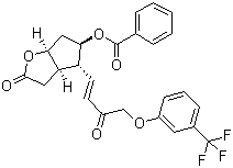 CAS 登录号：208111-98-2, (3aR,4R,5R,6aS)-5-(苯甲酰氧基)六氢-4-[(1E)-3-氧代-4-[3-(三氟甲基)苯氧基]-1-丁烯基]-2H-环戊并[b]呋喃-2-酮