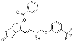 CAS # 208114-58-3, Travoprost Impurity 20, [(3aS,4S,5S,6aR)-4-[(E,3R)-3-hydroxy-4-[3-(trifluoromethyl)phenoxy]but-1-enyl]-2-oxo-3,3a,4,5,6,6a-hexahydrocyclopenta[b]furan-5-yl] benzoate