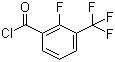 2-氟-3-(三氟甲基)苯甲酰氯分子结构 (CAS 208173-19-7)