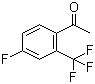 4'-氟-2'-三氟甲基苯乙酮分子结构 (CAS 208173-21-1)