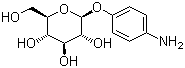 4-氨基苯基 beta-D-吡喃葡萄糖苷分子结构 (CAS 20818-25-1)