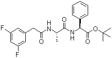 structure of CAS# 208255-80-5, DAPT