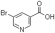 structure of CAS# 20826-04-4, 5-Bromonicotinic acid