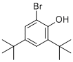 2-溴-4,6-二-叔-丁基苯酚分子结构 (CAS 20834-61-1)