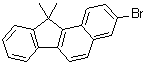 3-溴-11,11-二甲基-11H-苯并[a]芴分子结构 (CAS 2084129-32-6)