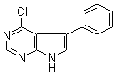 structure of CAS# 208459-81-8, 4-氯-5-苯基-7H-吡咯并[2,3-d]嘧啶