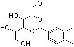 2,4-O-(3,4-二甲基亚苄基)-D-山梨糖醇分子结构 (CAS 208462-99-1)