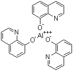 structure of CAS# 2085-33-8, 8-Hydroxyquinoline aluminum salt