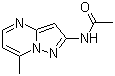 CAS # 2085-55-4, 2-Acetamido-7-methylpyrazolo[1,5-a]pyrimidine, N-(7-Methylpyrazolo[1,5-a]pyrimidin-2-yl)acetamide