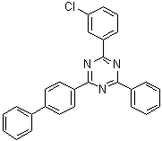 2-[1,1'-联苯]-4-基-4-(3-氯苯基)-6-苯基-1,3,5-三嗪分子结构 (CAS 2085262-87-7)