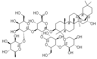 报春花皂苷 II分子结构 (CAS 208599-88-6)