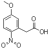 CAS 登录号：20876-29-3, 5-甲氧基-2-硝基苯乙酸