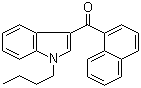 structure of CAS# 208987-48-8, 1-丁基-3-(1-萘甲酰基)吲哚