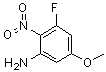 3-氟-5-甲氧基-2-硝基苯胺分子结构 (CAS 2091140-87-1)