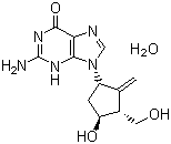 恩替卡韦一水合物分子结构 (CAS 209216-23-9)