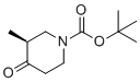 叔-丁基(S)-3-甲基-4-氧代哌啶-1-羧酸酯分子结构 (CAS 2092486-33-2)