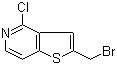 structure of CAS# 209286-63-5, 2-溴甲基-4-氯噻吩并[3,2-c]吡啶
