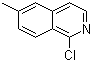 structure of CAS# 209286-73-7, 1-氯-6-甲基异喹啉