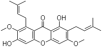 beta-倒捻子素分子结构 (CAS 20931-37-7)