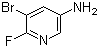 structure of CAS# 209328-99-4, 2-氟-3-溴-5-氨基吡啶