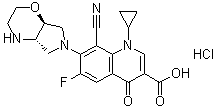 structure of CAS# 209342-41-6, 非那沙星盐酸盐