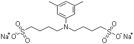 N,N-二(4-磺丁基)-3,5-二甲基苯胺钠盐分子结构 (CAS 209518-16-1)