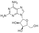 2-Aminoadenosine  molecular structure (CAS 2096-10-8)