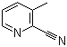 structure of CAS# 20970-75-6, 2-氰基-3-甲基吡啶
